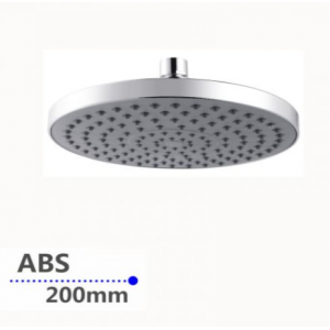 Round Chrome ABS Shower Head 200